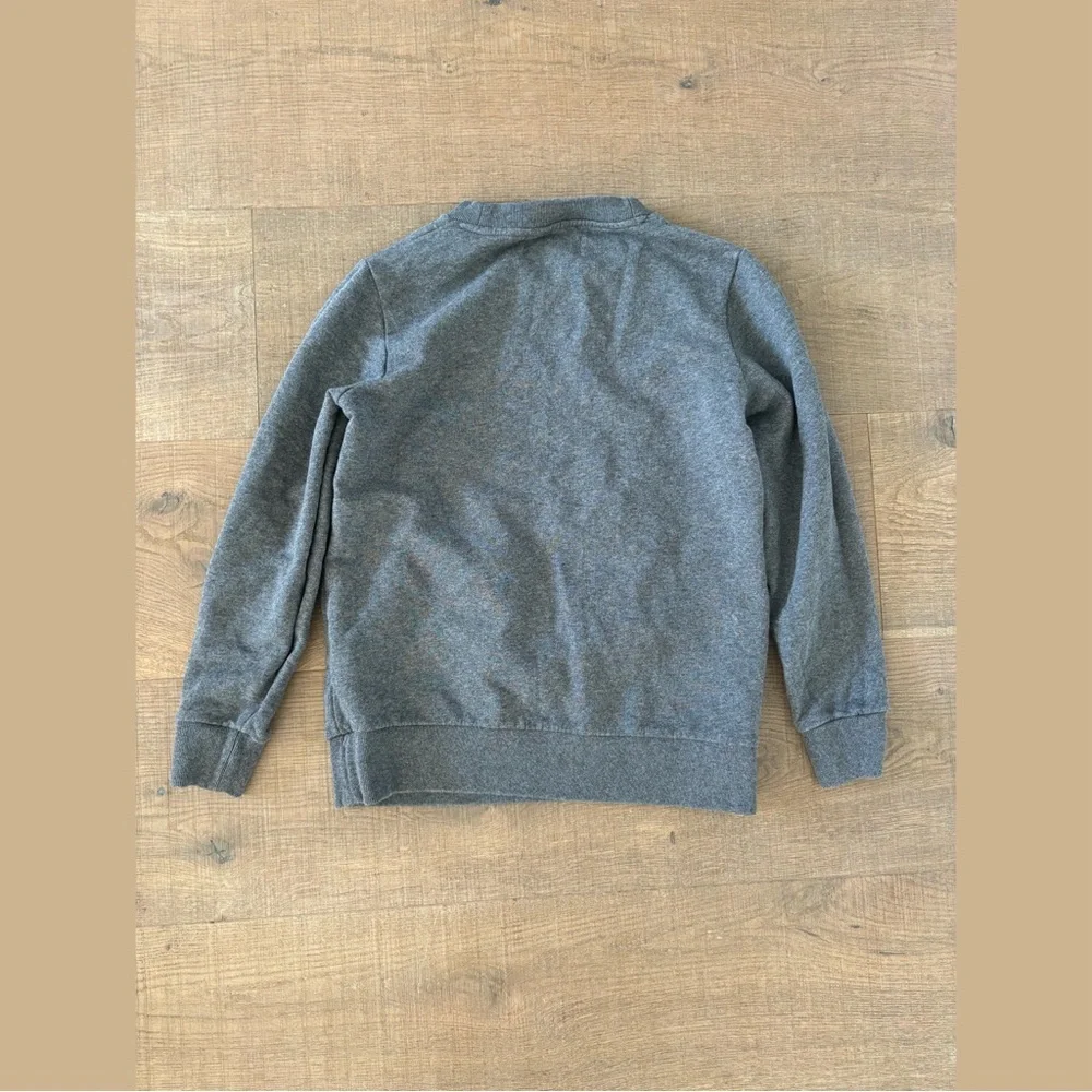 madewell et sezane la superbe gray sweatshirt pullover